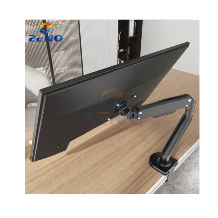 ZENO M8 Single Monitor arm for 17″ – 32″ Full Motion Height Swivel Tilt Rotation Adjustable Monitor Arm – Image 2